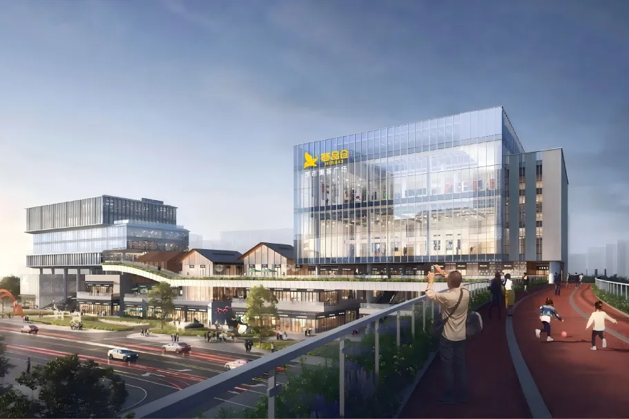 再添新地标！J9集团平台(china)公司官网LED屏点亮泰安荟品仓城市奥莱广场